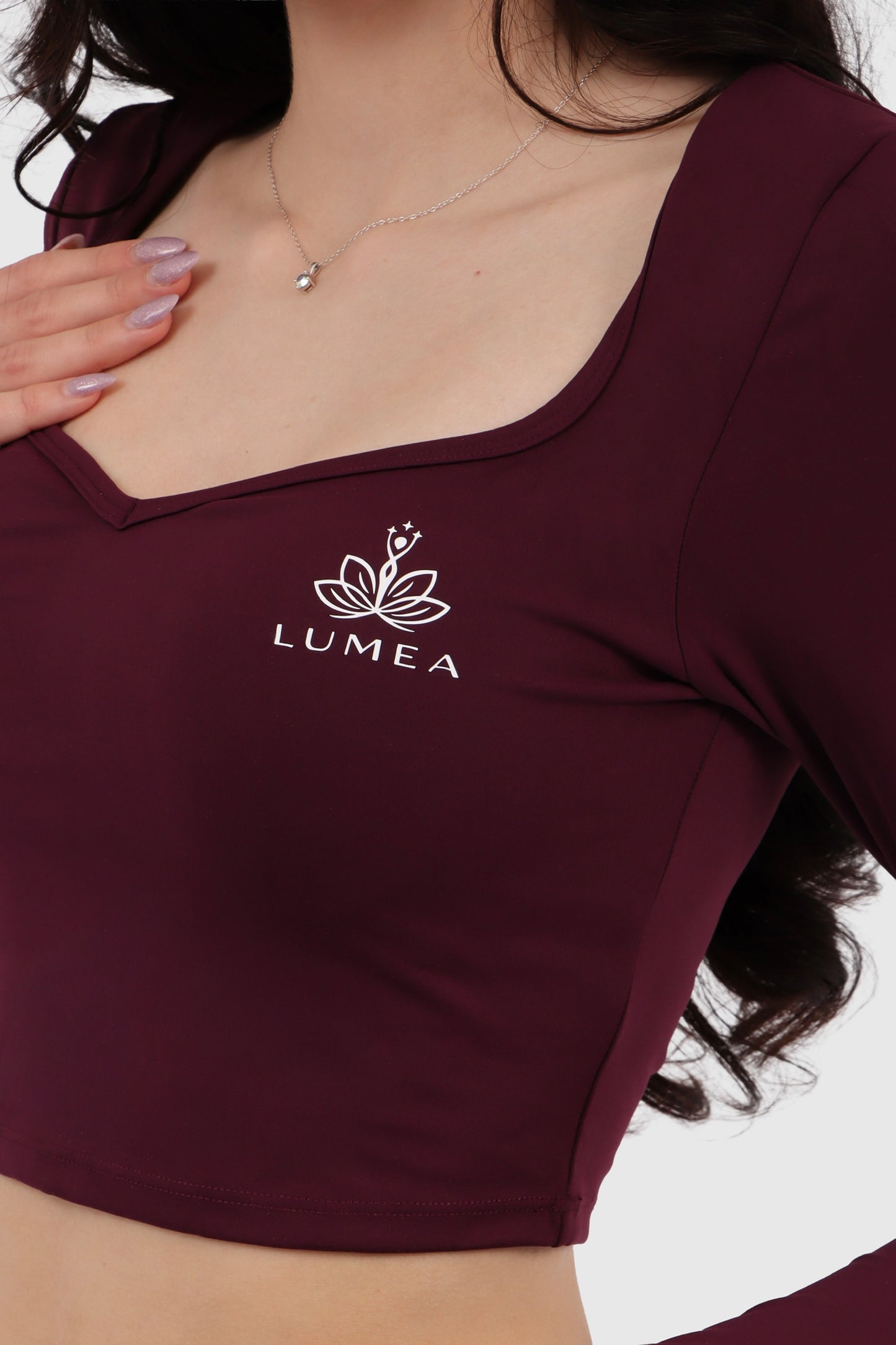 Voilet flow Langarm & Leggins - Set