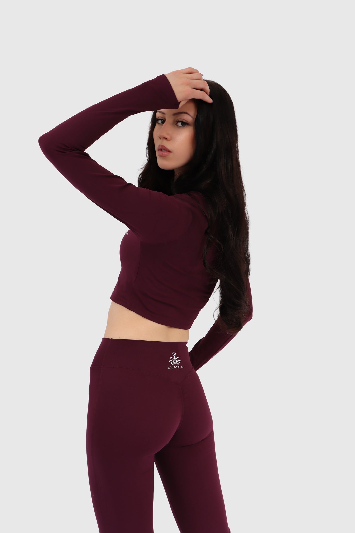 Voilet flow Langarm & Leggins - Set