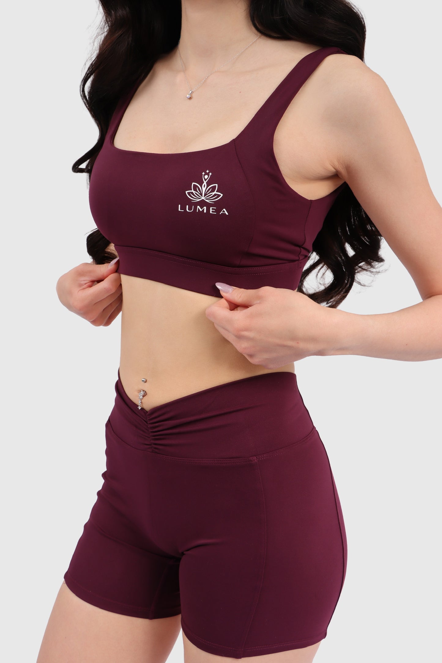 Voilet flow Top & Shorts -  Set