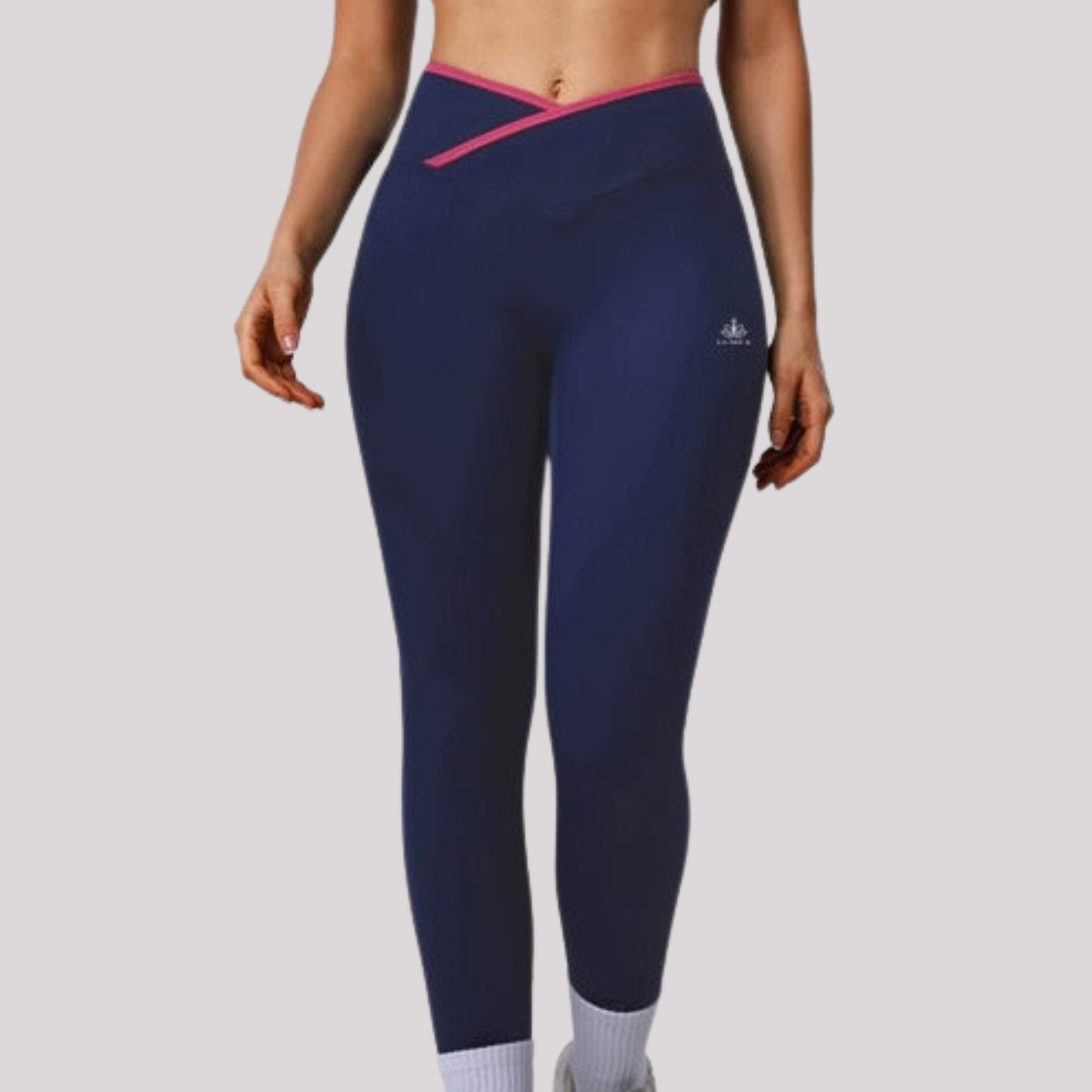 Marineblaue Active-Leggings