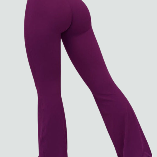 Lila Leggings mit langen Ärmeln