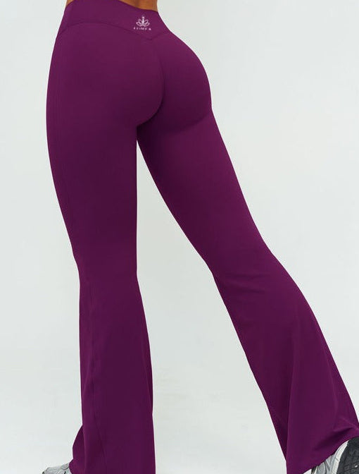 Set aus lila Oberteil und Leggings